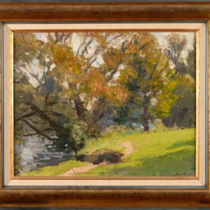 Iouri Pavlovitch Mokhor "Au bord de la rivière Snov", 1986