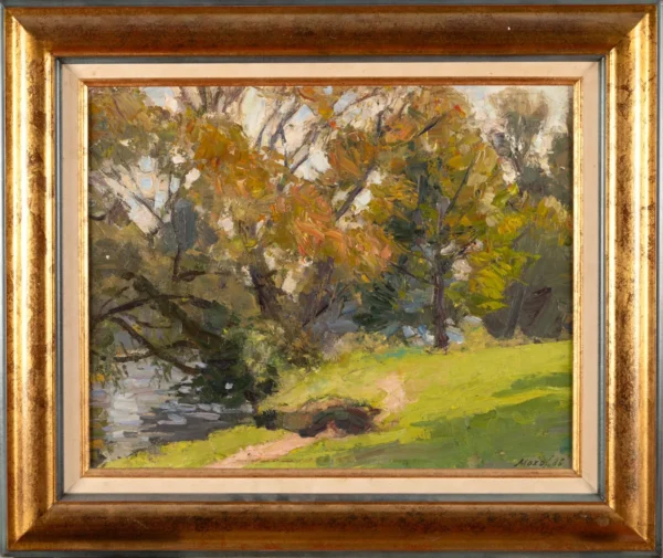 Iouri Pavlovitch Mokhor "Au bord de la rivière Snov", 1986