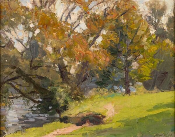 Iouri Pavlovitch Mokhor "Au bord de la rivière Snov", 1986