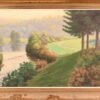 R24 J. Vanneste, "Esneux", huile sur toile début XXe