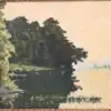 Jean Vergniol "Dans les landes", huile sur panneau mi XXe
